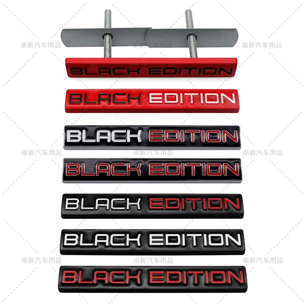 

Cross-border hot-selling car modification standard EDITION metal car logo BLACK EDITION network standard