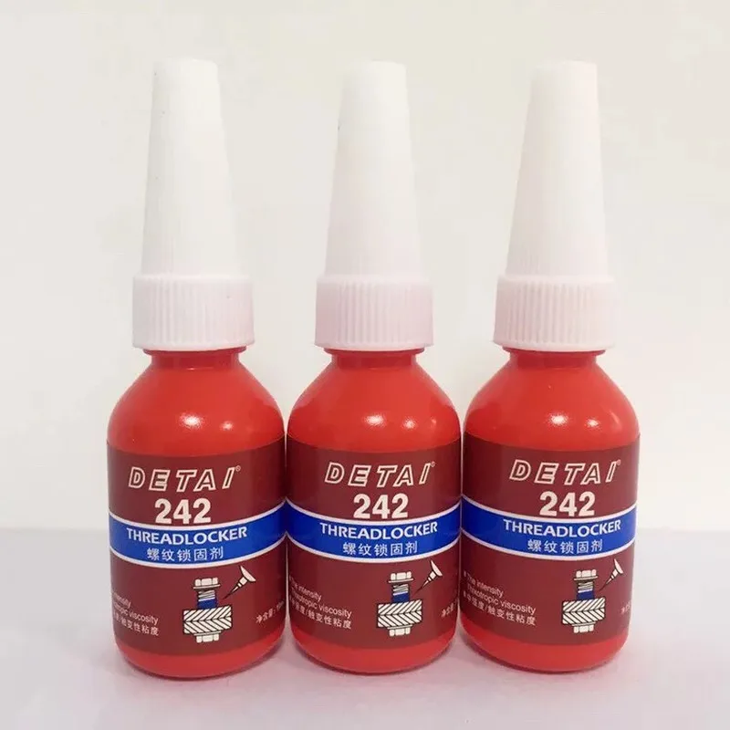 Anaerobic Glue 1 Bottle 10ml Anti-pressure Blue 242 Glue Anaerobic Screw Lock Adhesive Wire Sealing Anti-corrosion Thread Anaerobic Glue