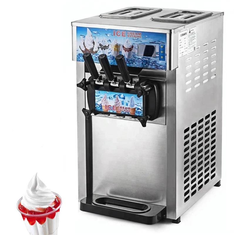 Factory Soft ice cream machine electrical appliances ice cream maker  commercial home ice cream machine - AliExpress