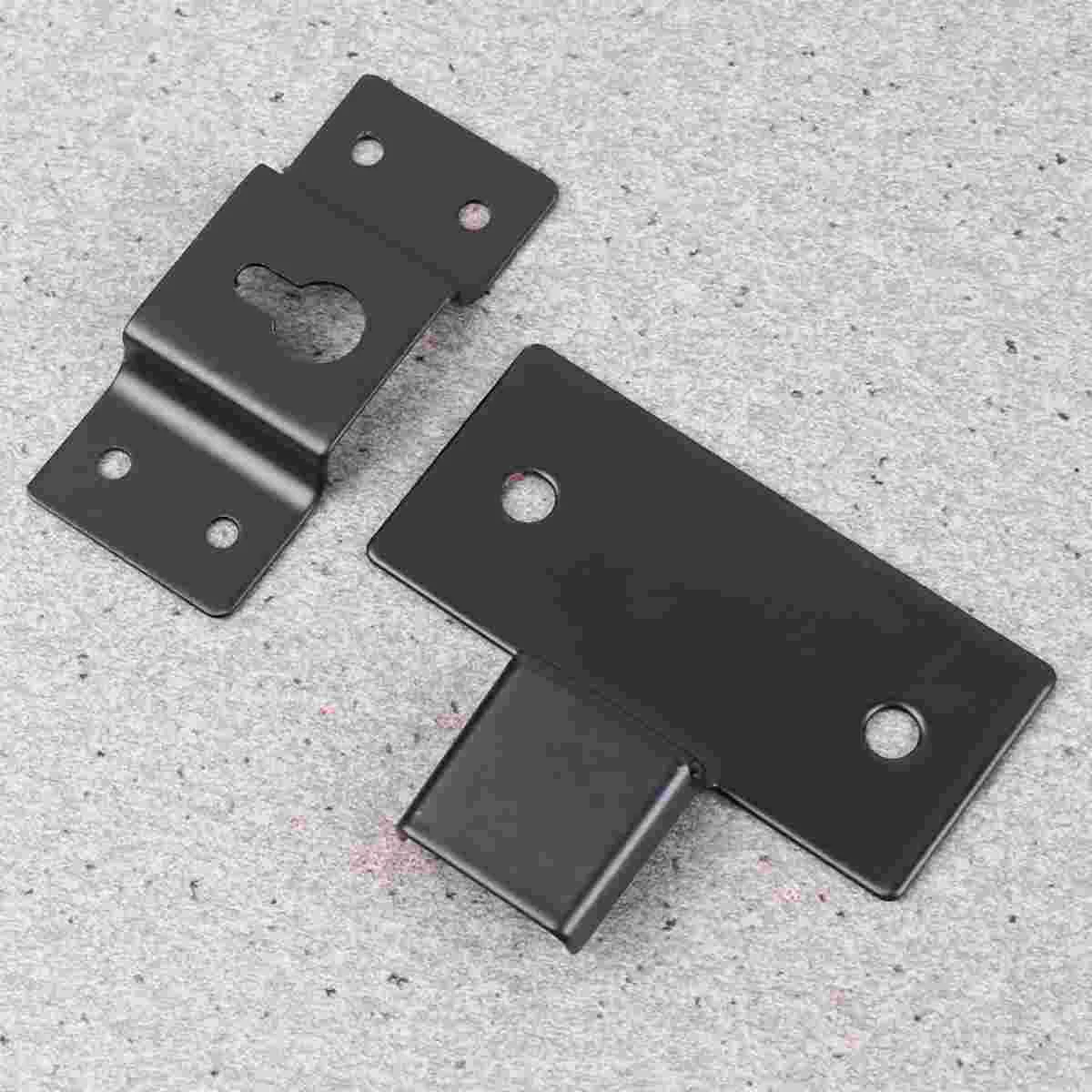

5PCS Universal Wall Mounted Speaker Hanger Speaker Wall Brackets Holder for Home Store Hospital (Black)