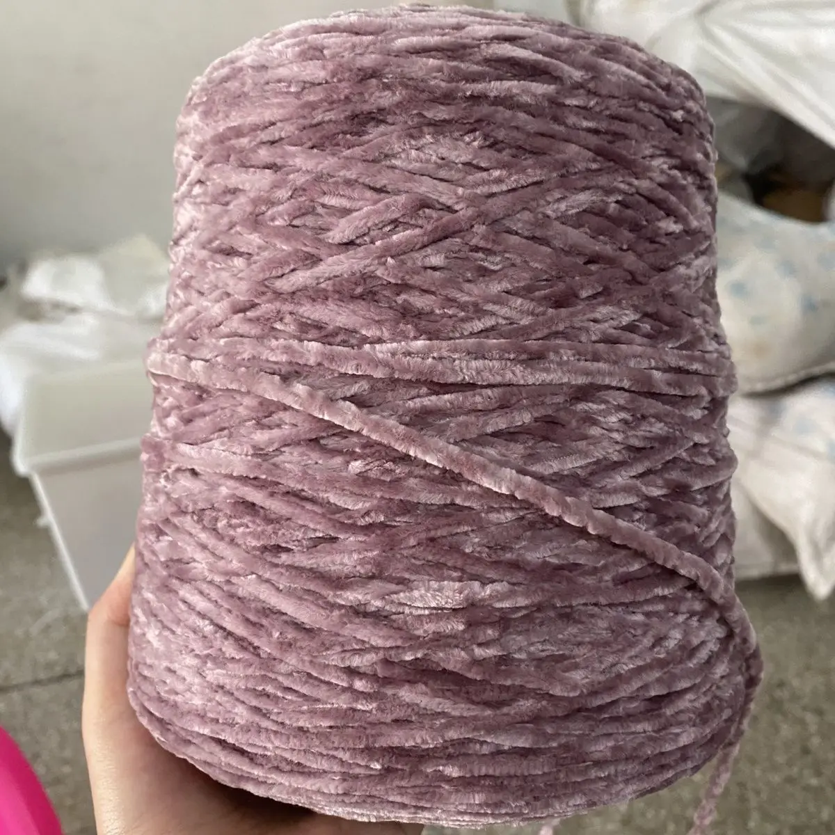 500grams/Ball Velvet Yarn Soft Protein Cashmere Yarn Silk Wool Baby Yarn Crochet Knitting Yarn Cotton Baby Wool DIY Sweater 3