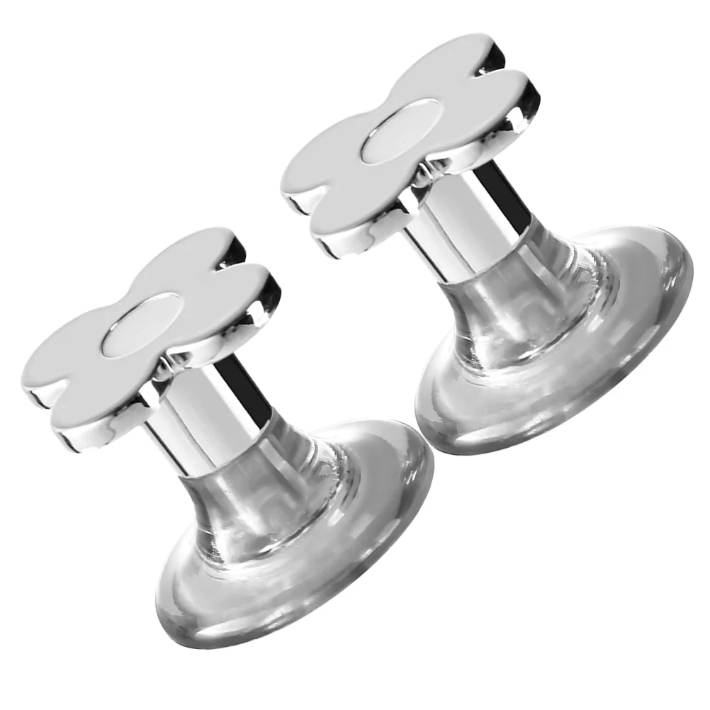 

2 pcs Toilet Tank Button Handle Manicure Toilet Flush Button Handle Flower Toilet Flushing Button Handles