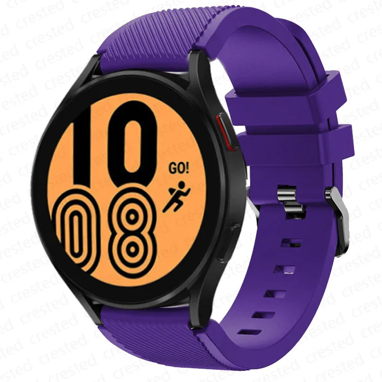 Universal Silicone Smartwatch Strap - 20mm/22mm Interchangeable Band