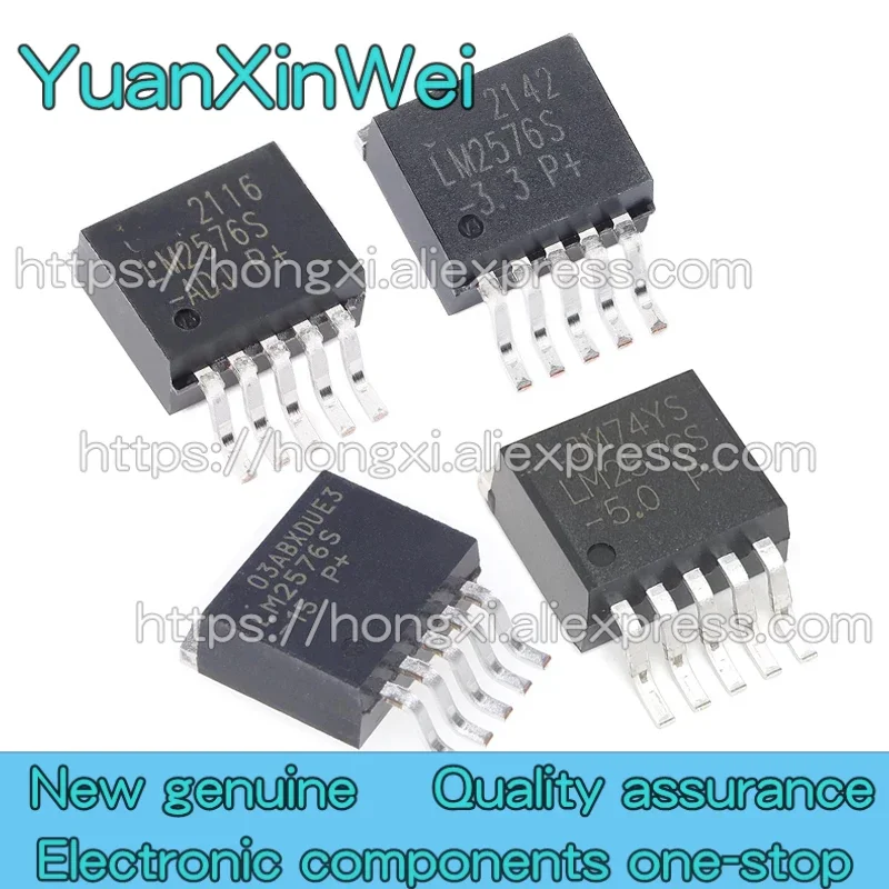 

1PCS LM2576S-3.3 LM2576S-5.0 LM2576S-12 LM2576S-ADJ TO-263-5 LM2576S 3A 3.3V 5.0V 12V ADJ Buck DC-DC voltage regulator chip