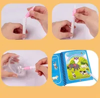 Magical Book Water Drawing Montessori Toys Reusable Coloring Book Magic Water Drawing Book Sensory Early Education for Children 4