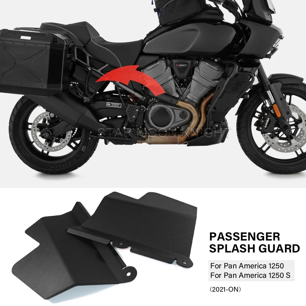 

CNC Fender Rear Wheel Mudguard For Pan America 1250 1250S 2021 2022 Accessories Passenger Splash Guard Side Frame Infill Panels