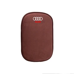 Luxury Car Central Console Armrest Box Protection Cover (Brown audi)