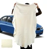 Car Natural Chamois Free Shape Clean Genuine Leather Cloth Suede Ultra Absorbent Quick Dry Towels for Car Wash Cleaning Cloth 2