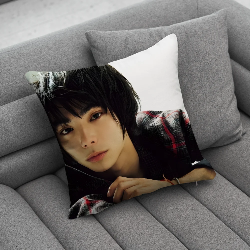 Actor N-Nijiro Murakami Pillow Case Soft Cushion Cases for Farmhouse Sofa Decor Home Decorations and Protector 2