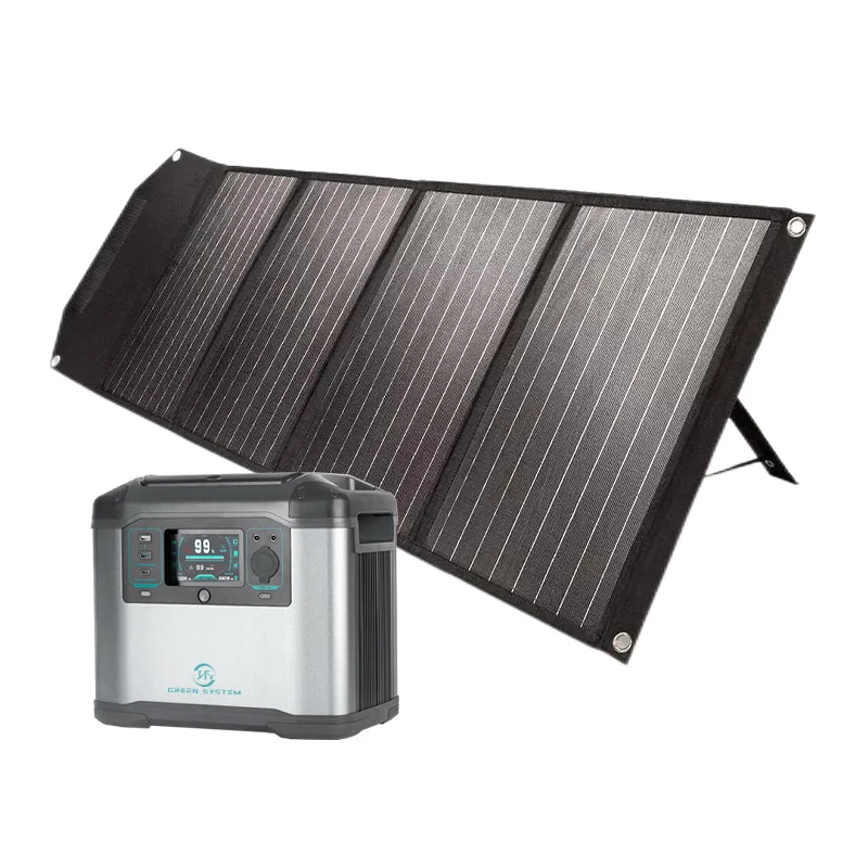 Tenda Ad Alta Potenza Generatore Solare Portatile Da 2000W Con Pannello Completo Set Sistema Di Accumulo Di Energia Portatile Da Campo A Ricarica Rapi