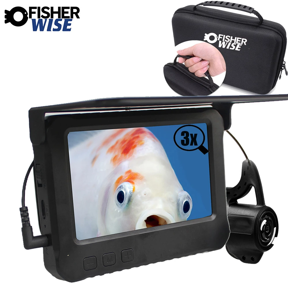 4.3inch Fish camera 750 upgrade fish Video Fishing Camera Kit Fish Finder for summer ice Underwater Fishing