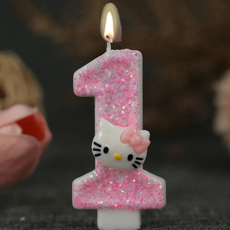 Cute Cat Birthday Candles Birthday Cake Decorative Bougie Creative Digital Candle Party Atmosphere Decoration Supplies