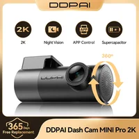 DDPAI MINI Pro 2K 1440P Dash Camera WiFi DVR 121° FOV Night Vision Smart Voice Control Support 24H Parking Monitor