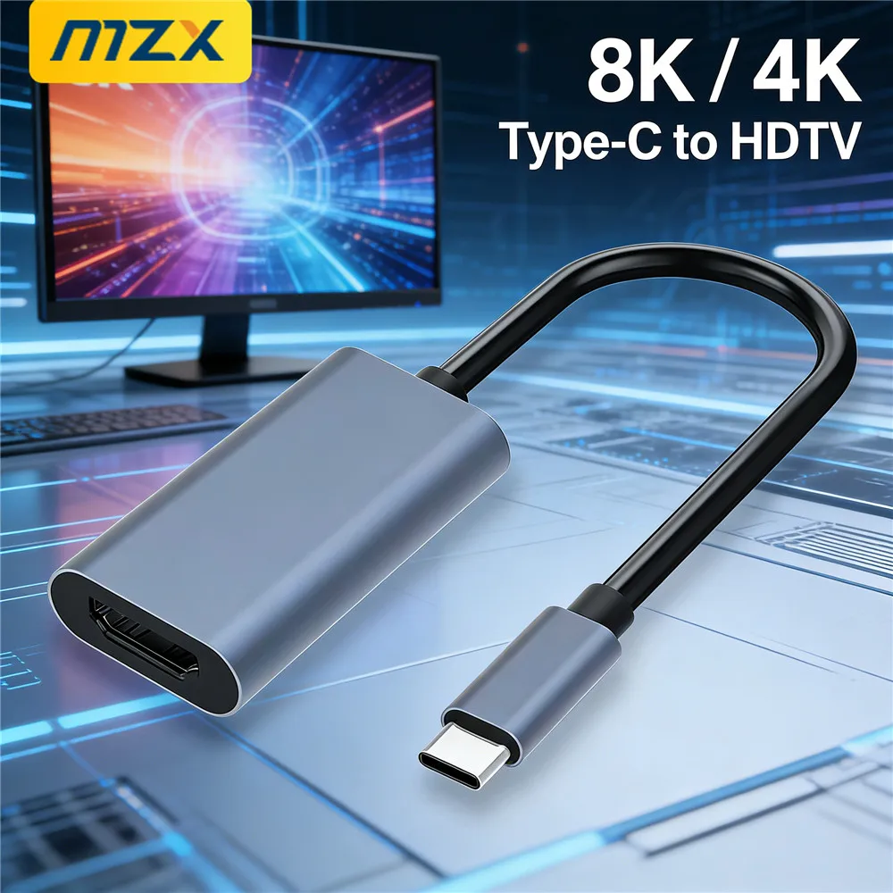 Premium USB-C to HDMI Video Converter Adapter Cable for HDTV and More Devices