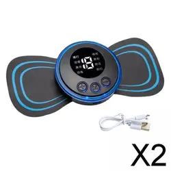 2xElectric Neck Massager Cordless Full Body Massage for Arm Legs Back USB