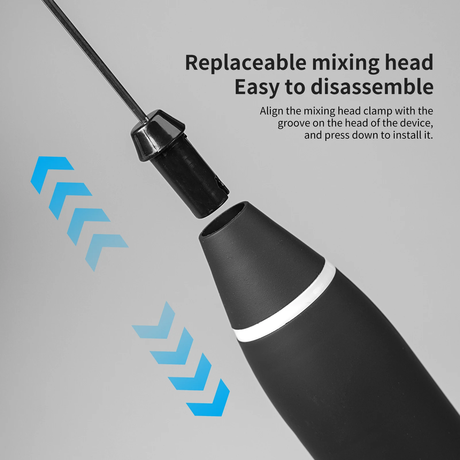 Handheld Egg Beater 3 Speeds Electric Milk Frother Foam Maker Mixer USB Rechargeable Coffee Drink Frothing Wand Foamer 1 PCS
