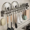 Wall Hangers Kitchen Organizer Hooks No Drill Rack for Kitchen Utensils Knife Holder Cutting board Spoon Lid Storage Accessories 1