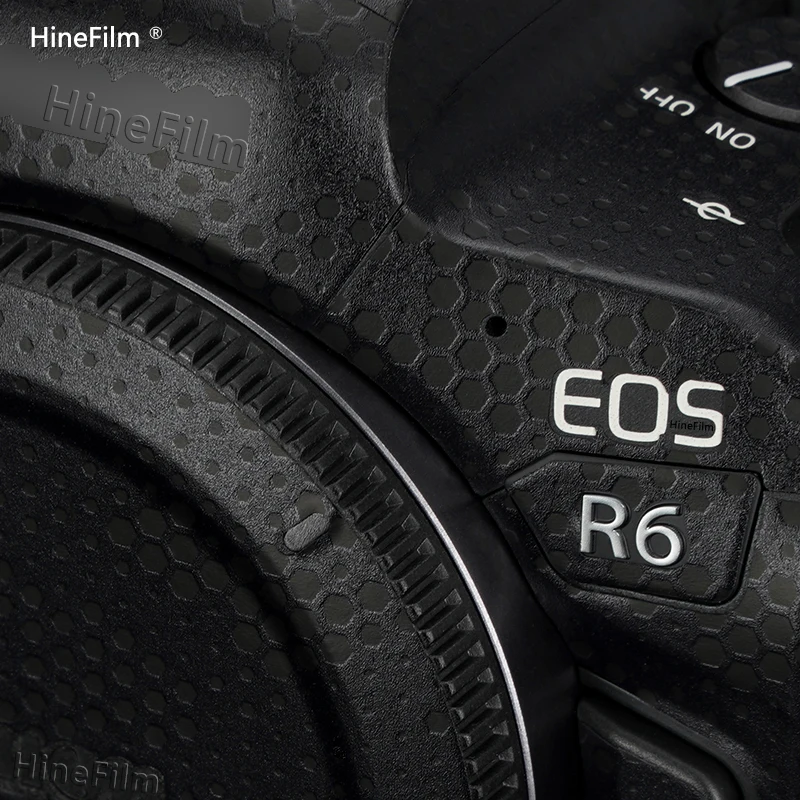 캐논 카메라용 Hinefilm 스킨 스티커, 캐논 EOS R6 용 스킨 데칼 EOSR6 보호대, 캐논 R6 코트 랩 커버 필름