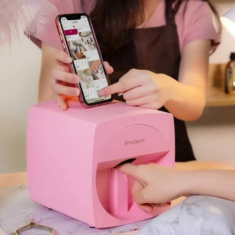 2023 O2nails 3D 네일 프린터 기계, V11 전문 모바일 휴대용 다기능 네일 프린터, 네일 아트 살롱 디자인