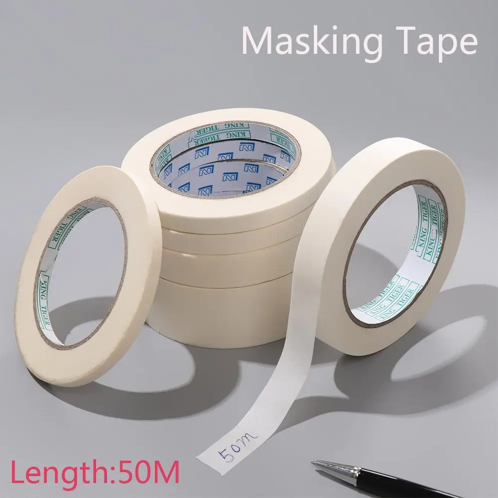 50M/Roll Writable Painting Paper Multi-function Masking Tape Anti-dirty Tape Adhesive Car Sticker Painter Decor Decor Craft