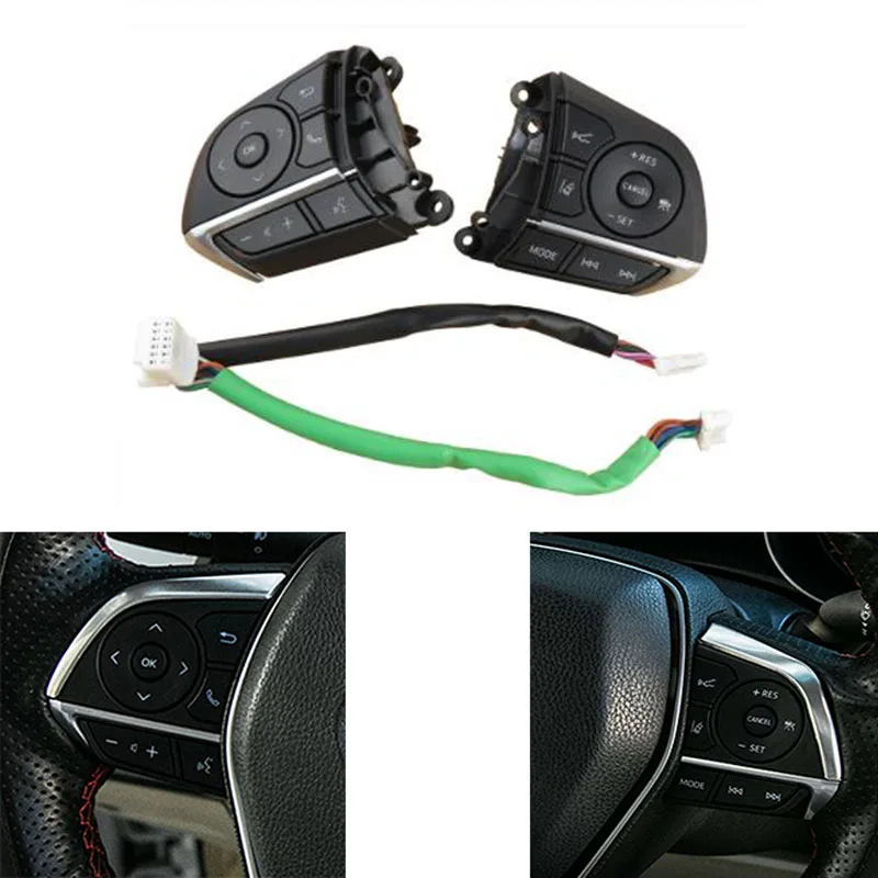 

Кнопки управления круиз-контролем на руль для Toyota Avalon Camry RAV4 84250-06850, аксессуары для интерьера автомобиля