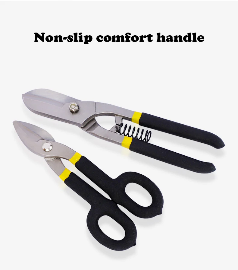 Description Picture 4 of itemIron sheet Scissors Heavy Duty Tin Scissors Cutting Sheet Metal Aviation Scissors Stainless Steel Plate Cutters Hand Tools shear