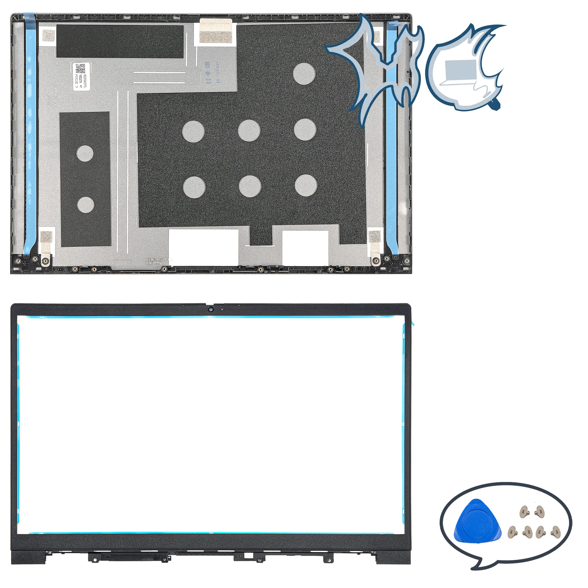 Para ThinkBook 15 G2 ARE ITL Nueva Cubierta Trasera LCD Para Portátil/bisel Frontal/reposamanos/bisagra/cubierta Inferior/teclado Reemplazar Tapa Trasera Cubierta Superior - AliExprs