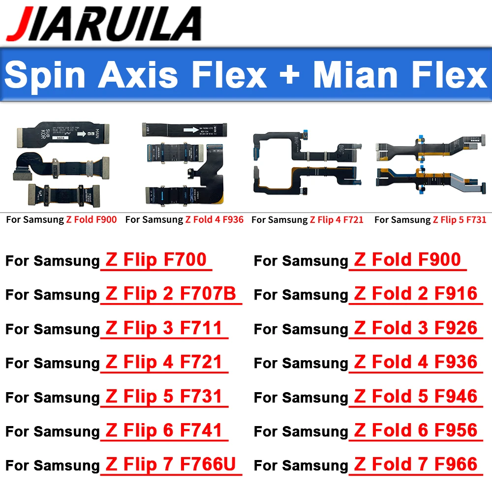 Premium Spin Axis Flex Cable for Samsung Main Board Connection and LCD Display