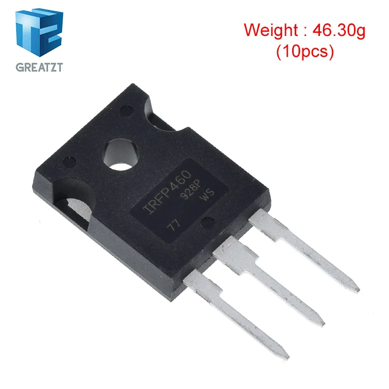 5pcs IRFP460 20A 500V 0.27ohm 280W irfp460 transistors
