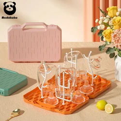Modabebe New Bottle Drying Rack Multi-Function Draining Bracket Pacifier Drying Rack Travel Portable Baby Bottle Drying Rack