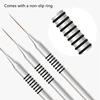 Reusable Gel Liner Nail Art Brushes Drawing UltraThin Lines Striper Painting Pen Beauty Makeup Manicure Tool Gel Brushes 5