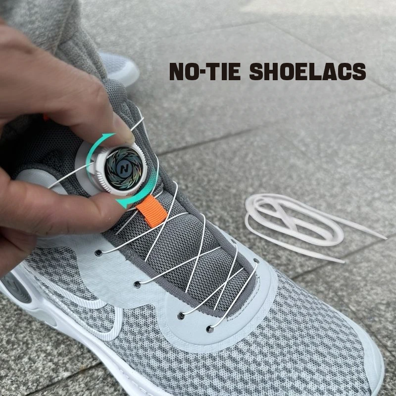 

New Swivel Buckle Automatic Shoelaces Without ties Adults Kids Running Sports Laces Lazy No Tie Shoelace Shoe Accessories 1Pair