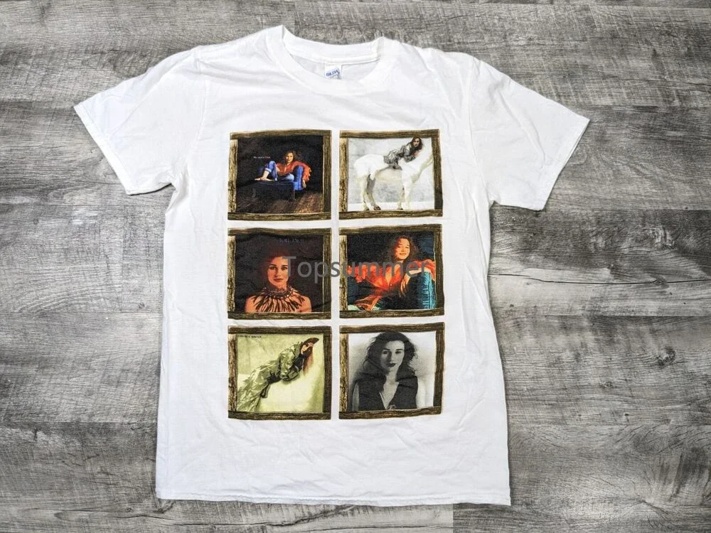 

Tori Amos Tshirt Frames Unisex S-M White Frames Graphic Band Tee Rare