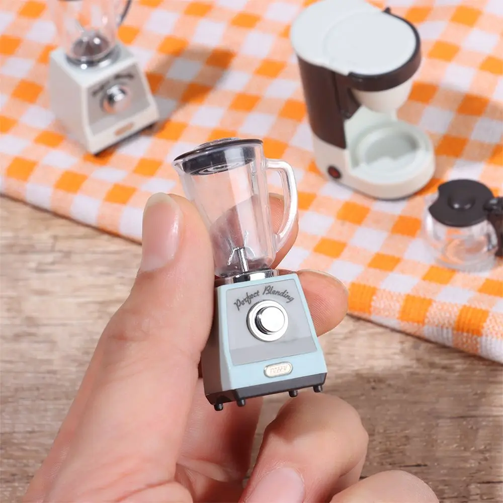 Gift Juice Extractor Display  House Miniature Accessories 1:12 Dollhouse Coffee Maker Kitchen Furniture Coffee Pot