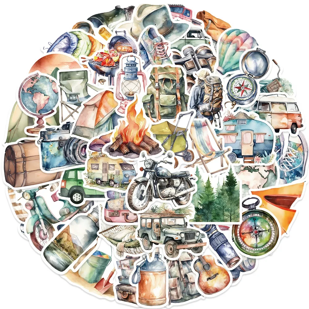 

10/30/50Pcs Outdoor Sport Waterproof Graffiti Sticker Aesthetic Decorative Luggage Laptop Phone Diary Scrapbook Kids Stickers