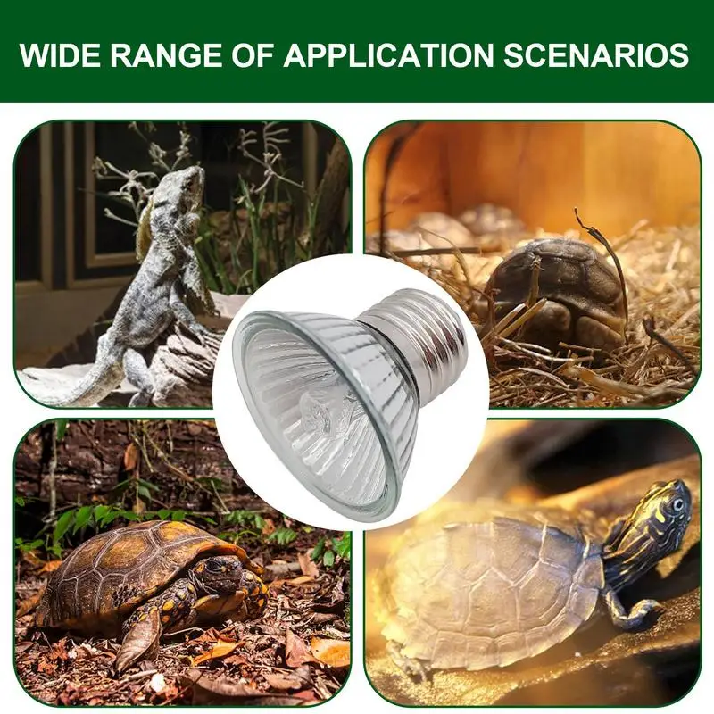 UVA UVB Reptile Light Basking Light UVA Reptile Heating Lamp Dimming Turtle Heating Bulb With 360 Rotatable Hose
