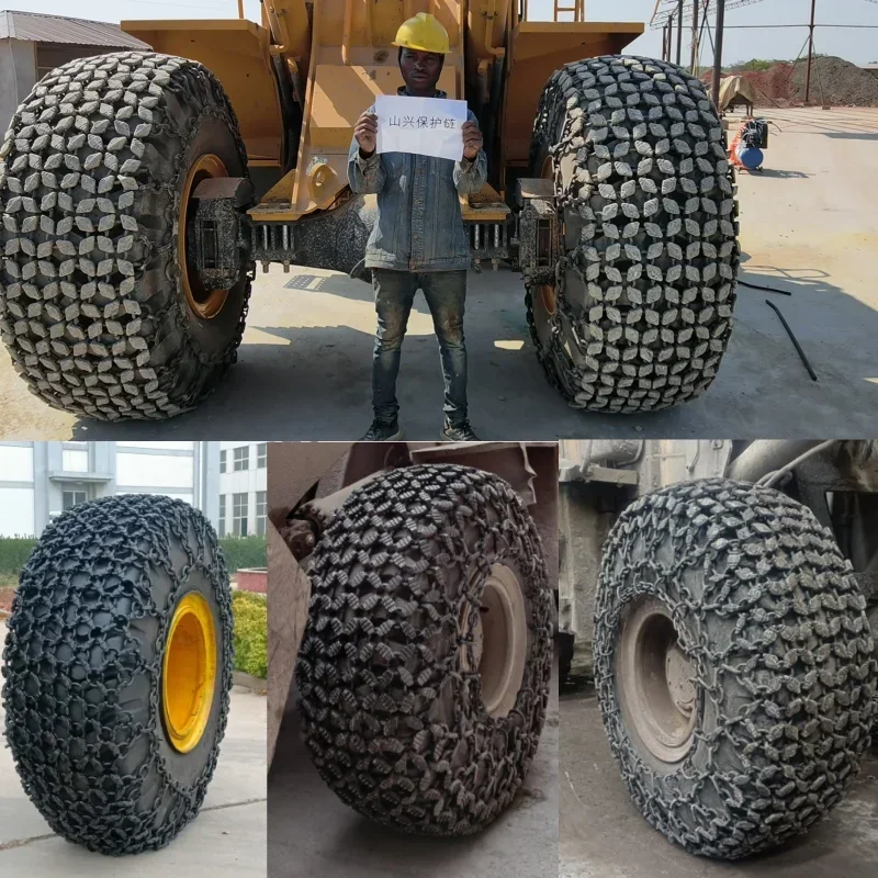Reinforced Type Snow Chain For Truck Tyre