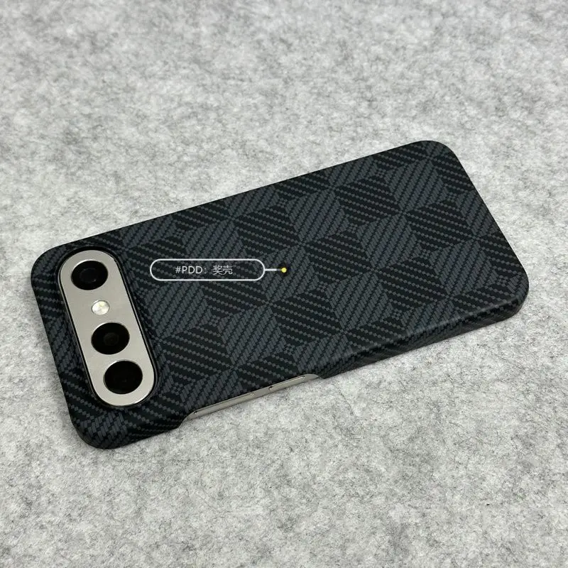 Luxury Matte Skin-Friendly Carbon Fiber Textured Ultra-Thin Shockproof Phone Case