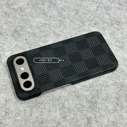 Luxury Matte Skin - Friendly Carbon Fiber Textured Ultra - Thin Shockproof Phone Case for Vivo X300 FE (Black checkerboard)