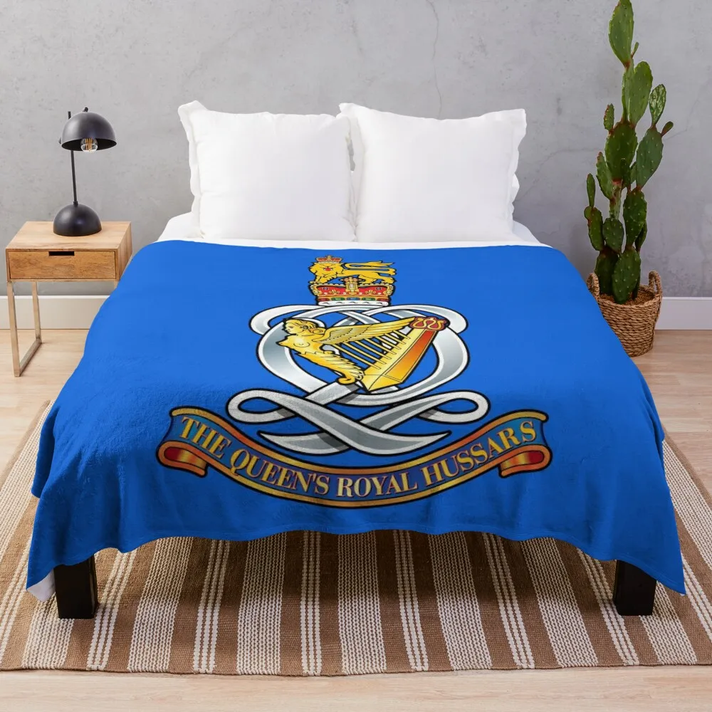 

THE QUEEN'S ROYAL HUSSARS Throw Blanket valentine gift ideas Blanket Fluffy Shaggy Blanket