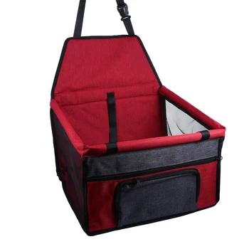 Pet Seat 900D Fabric Travel Carrier for Dogs Cats Adjustable Straps Vehicle Puppy Seat Dog Cage