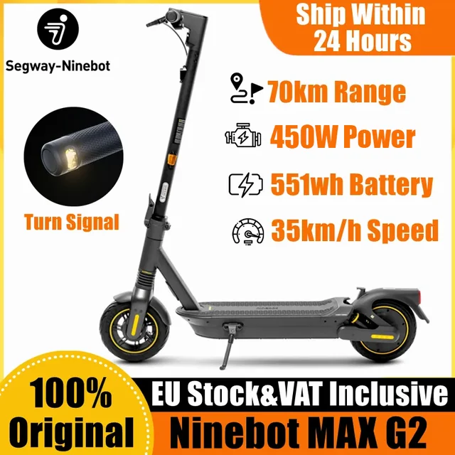 Trottinette électrique Ninebot Max G2 E Powered by Segway