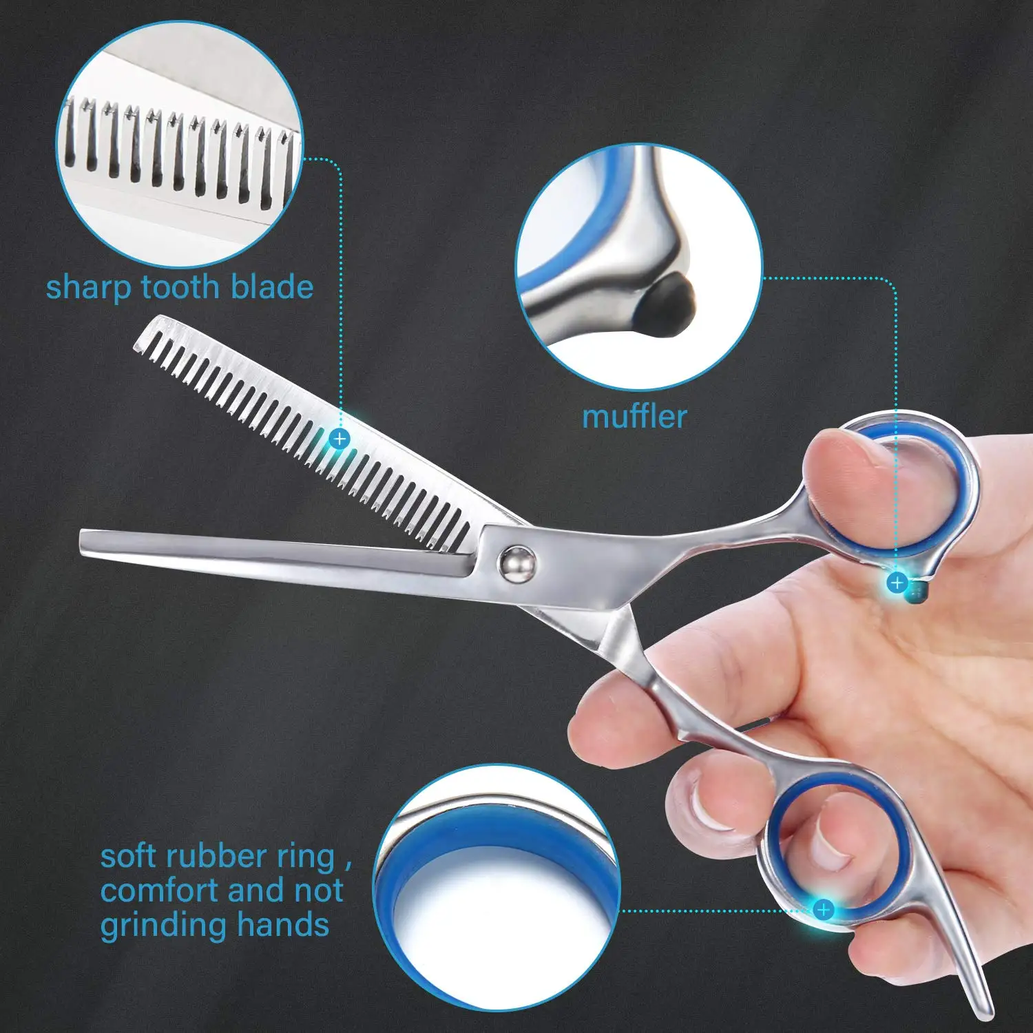 YUNTES Hair Scissors Set Image 5