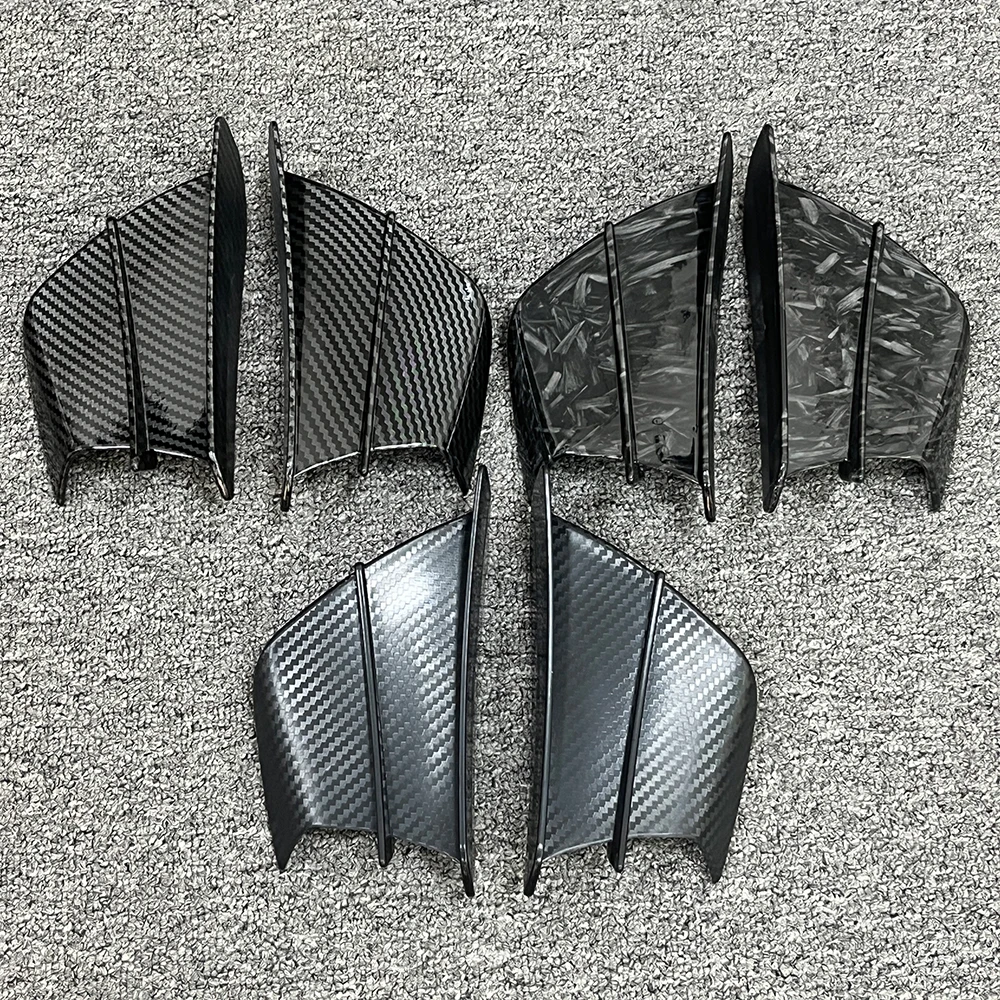 Moto Winglet Kit Ala Aerodinamica Spoiler Moto Wind Flow Fixing Wing Per Ninja 400 & Z1000 & Z900 & Zx6R Vari Modelli