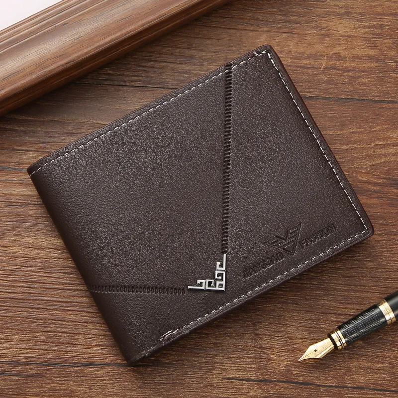 Men's Short Wallet Multifunctional Lightweight Compact Wear-resistant Coin Purse N815