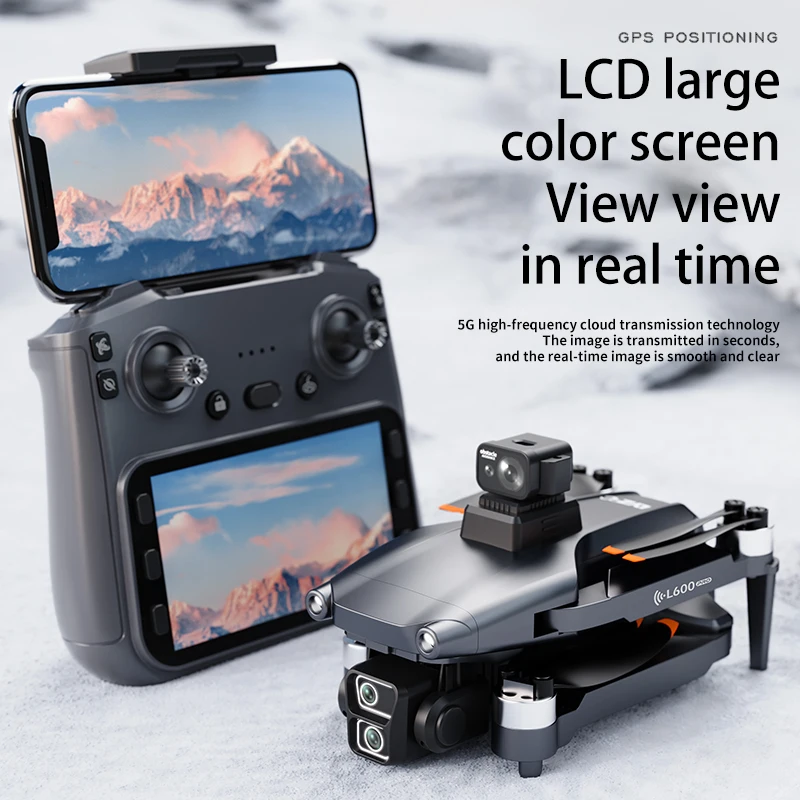 GPS Drone 4K HD Dual Camera Quadcopter with Obstacle Avoidance