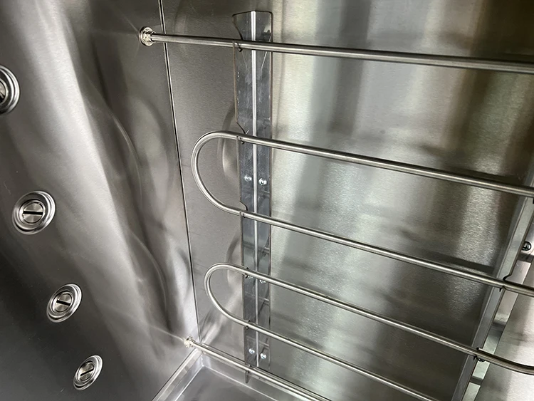 Commercial Electric Rotisserie Oven Business Application Stainless Steel Chicken Rotisserie Machine 4