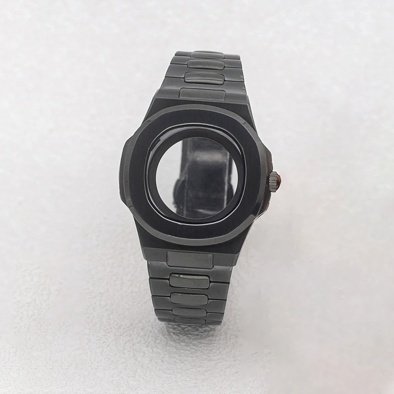 Custodia Per Orologio Nautilus Nera Seiko 42Mm Custodia Nh35 Adatta Per Nh35 Nh36 7 S26 4 R35 Pt5000 Movimento Nautilus Series Orologio Subacqueo Da U