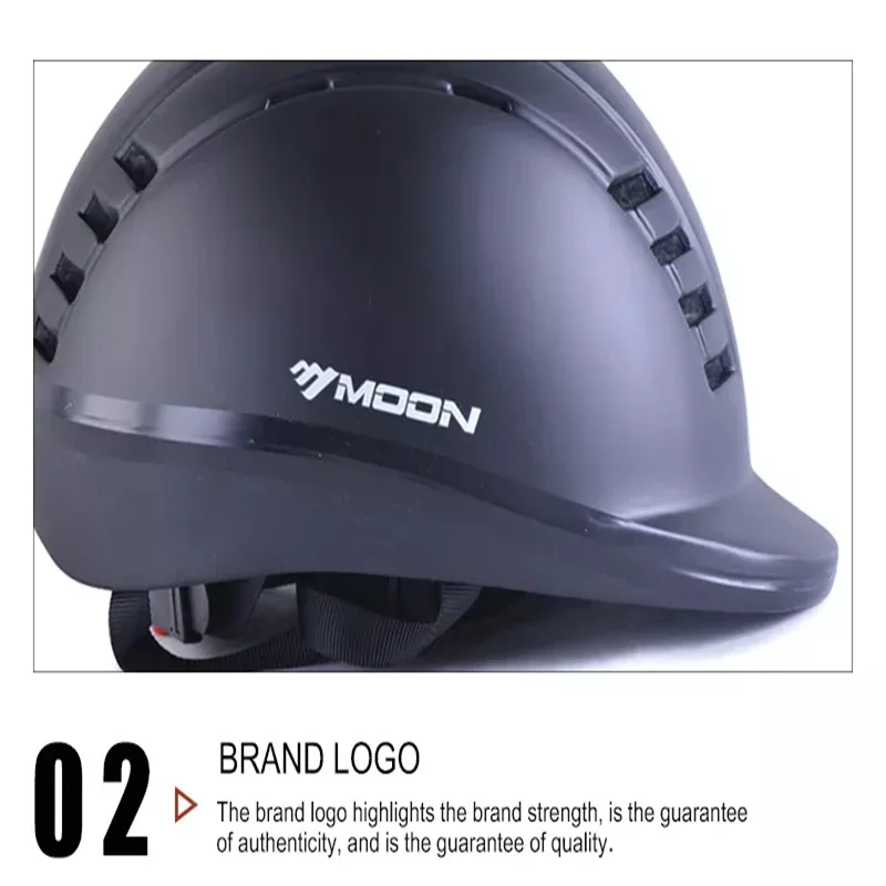 MOON Equestrian Horse Riding Helmet Adjustable and Breathable Unisex for Adult and Youth Outdoor  Protective Gear 4