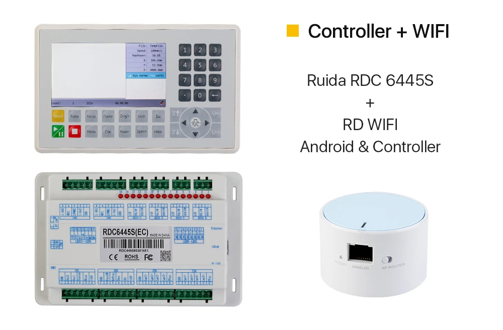 Ruida RDC6445 RDC6445G RDC6445S Controller for Co2 Laser Engraving Cutting Machine Upgrade RDC6442 RDC6442G milling machine vise